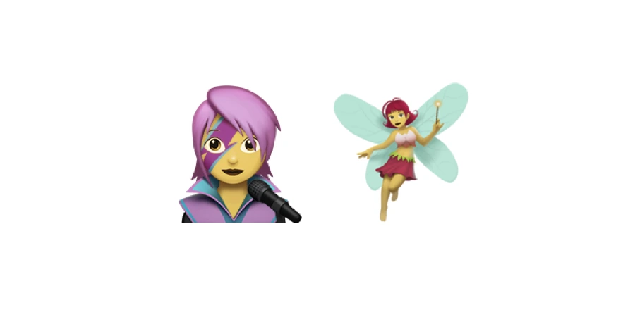This image shows two colorful emoticons with a grayscale filter of 40%. As a result the emoticons are now displayed in varying shades of gray with 40% intensity of the original colors.