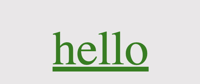 An image showing the text-decoration-color: currentColor; CSS property. This property follows the text's color.