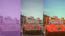 Three same images side by side. The intermediate shows the original image captured by Jonatan Hernandez. The other two with filter:opacity and filter:saturate respectively.