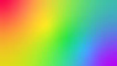 Rainbow colors with linear gradient technique.