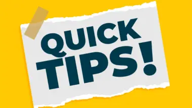 Post with phrase "Quick Tips"