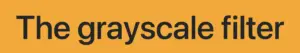 This image displays black text on an orange background color.
