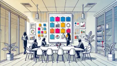 People in a meeting