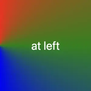Conic gradient with many colors. The center is at the left side of the square.