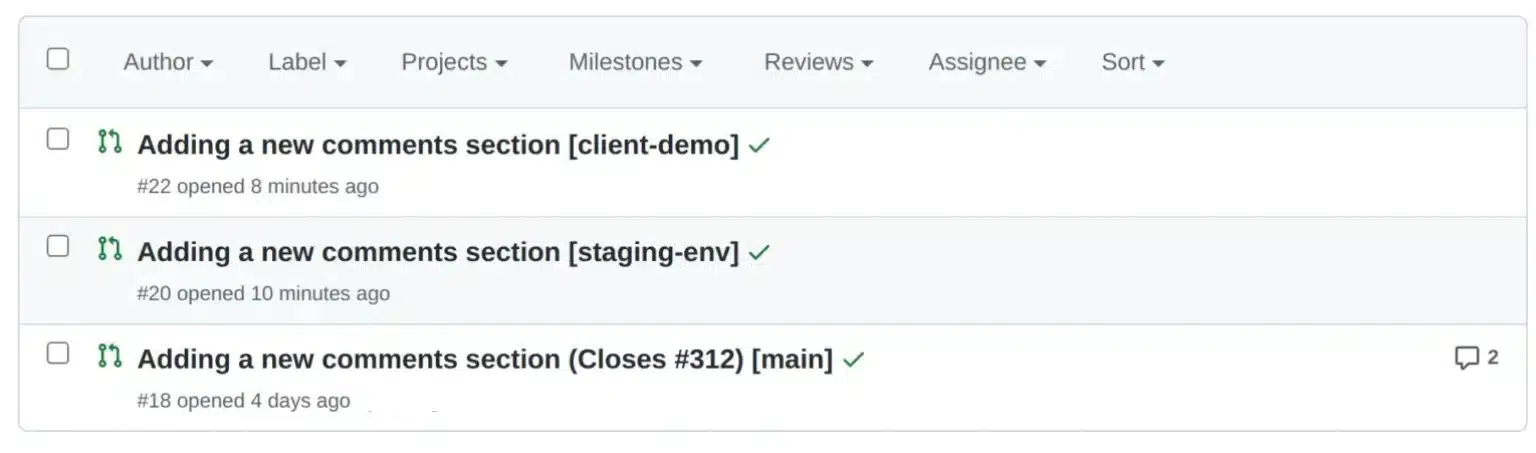 Better Github pull requests - Branch and issue on title