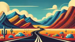 A long road to the mountains