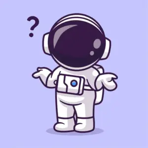 Astronaut confused