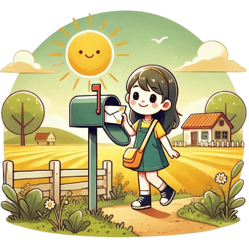 Girl subscribing to newsletter