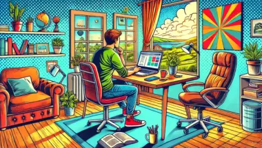 Remote jobs, developer working