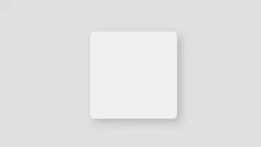 A light gray box with gray shadow effect at the bottom right sides