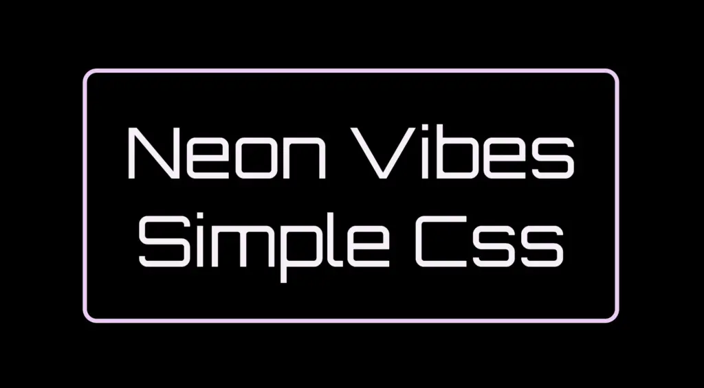 Building the neon sign base (frame and text) to create the neon effect.
