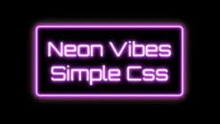 Styling the neon text with pink, magenta and purple hues setting the text shadow CSS property.